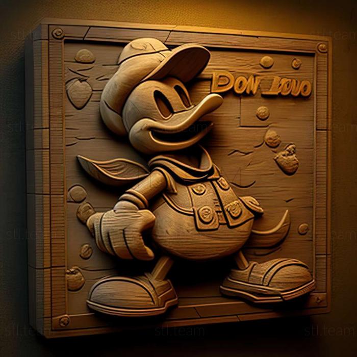3D model Donald Duck Goin Quackers game (STL)